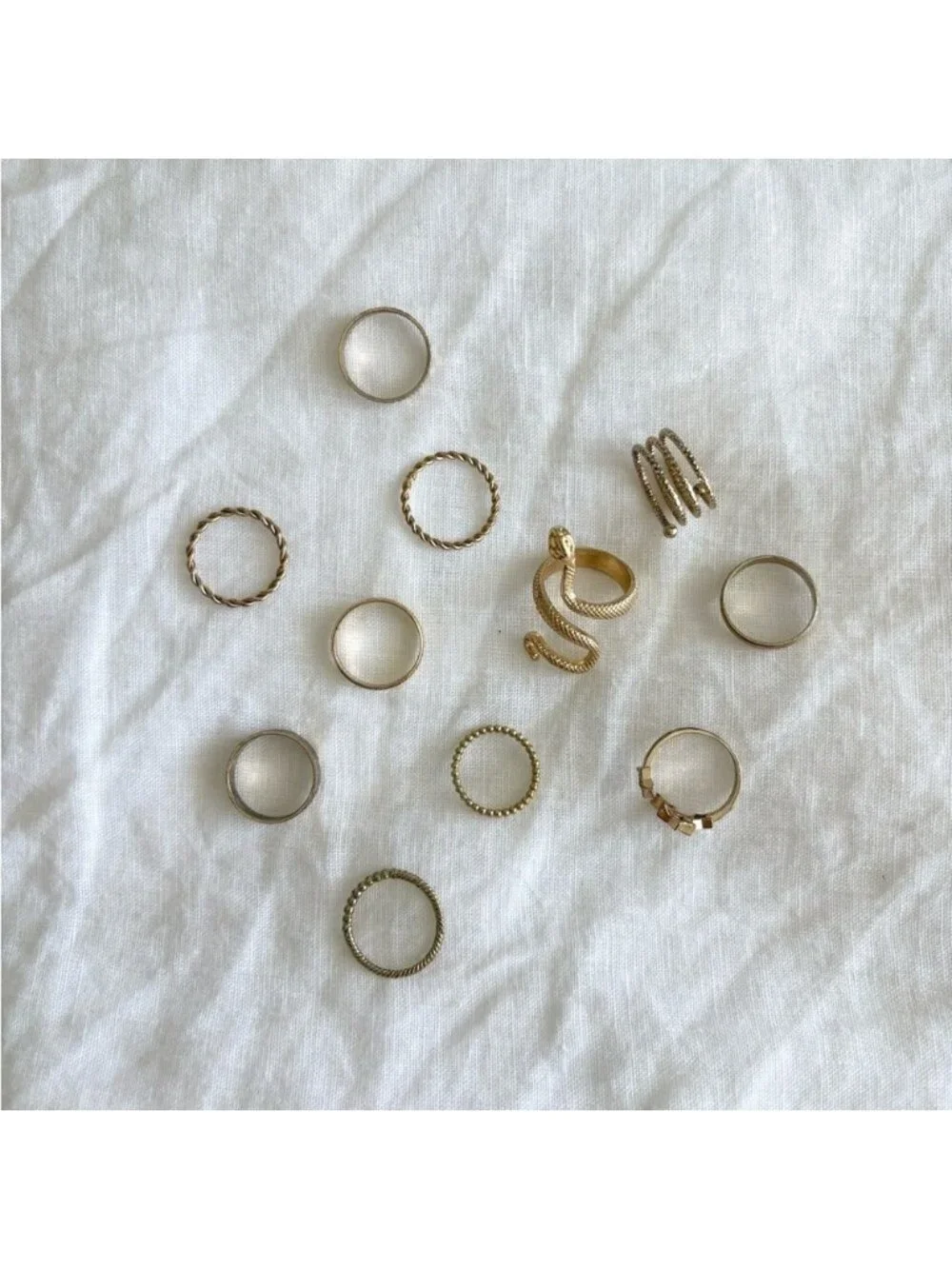 Wild Fable Gold Ring Set